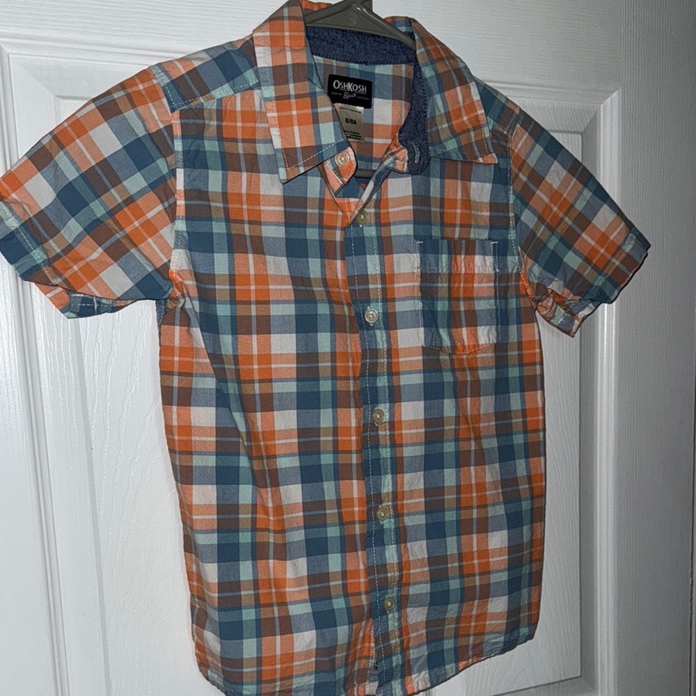 OshKosh Plaid Short Sleeve Shirt
